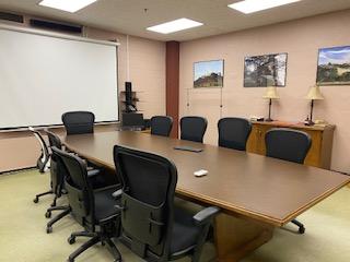 Board room style meeting room